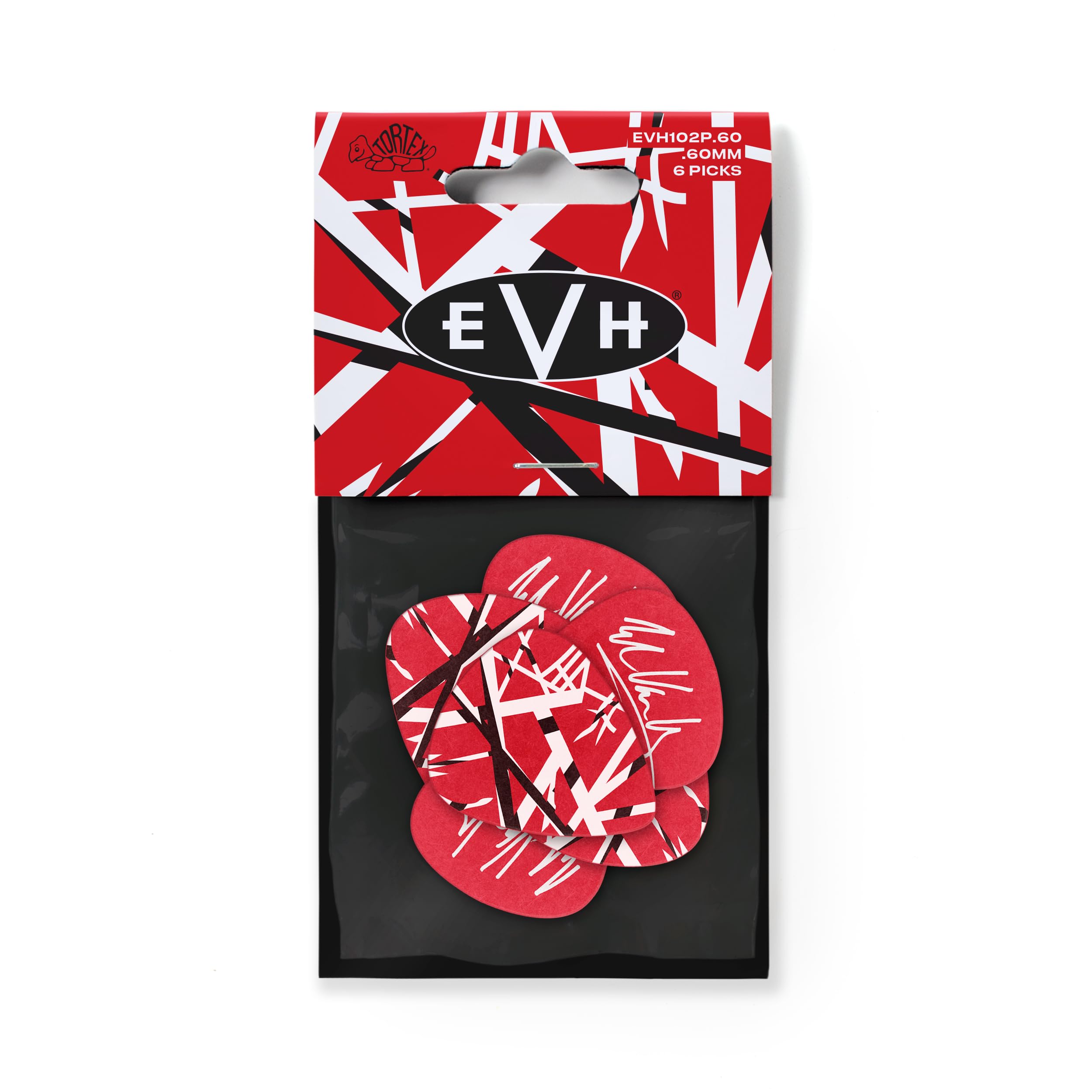 Jim Dunlop Evh Tortex Frankenstein Picks .60Mm   6 Pack